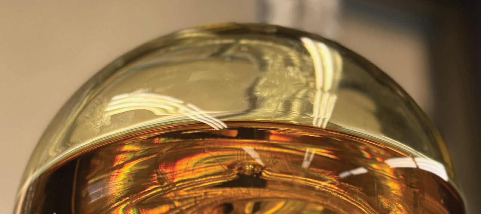 CBD in a large beaker ready for testing 