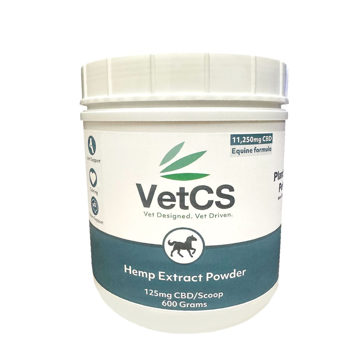 VetCS 11,250mg CBD Horse Powder 126mg CBD/Per Scoop