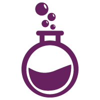 Purple lab flas icon