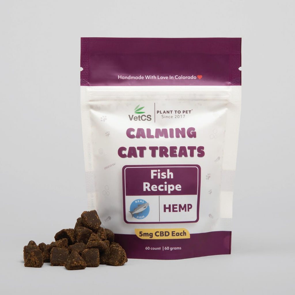 VetCS Hemp Calming Cat Treats 60 count 