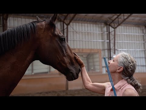Maggie and her horse Izzy