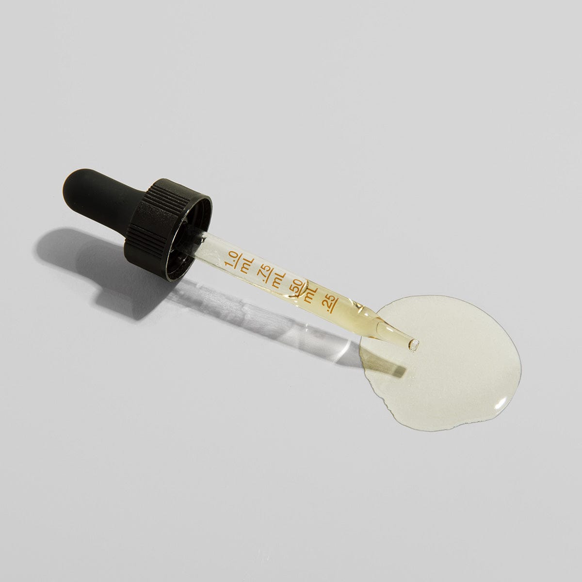 VetCS cbd oil for dogs tincture dropper with light gray background
