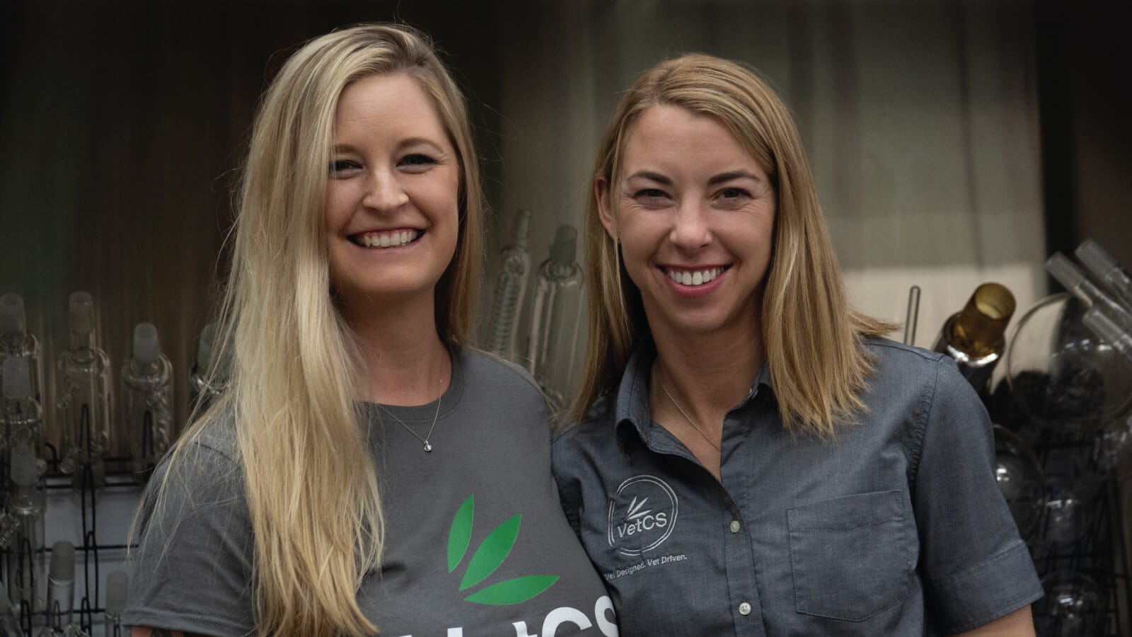 Dr. Chelsea and Trish owners of VetCS in their lab in Loveland, Colorado