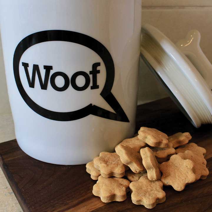 CBD Peanut Butter Wellness Treats in cookie jar